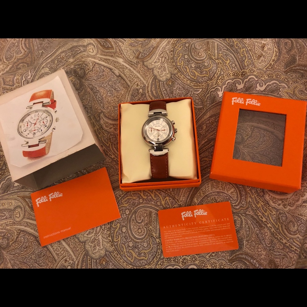 Authentic Folli Follie Chronograph Watch